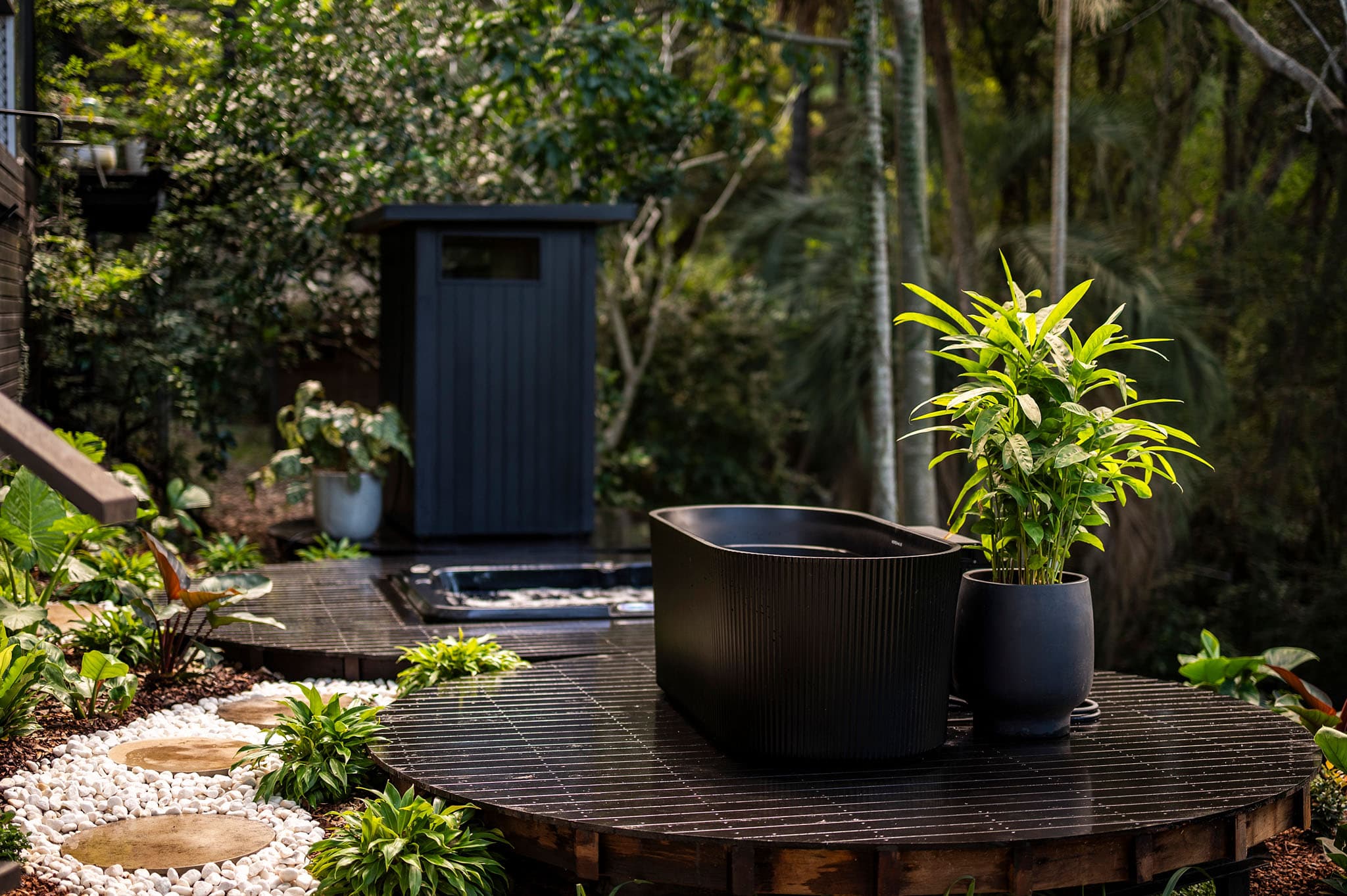 Surrounded by a tranquil rainforest in Indooroopilly